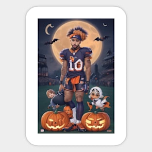 OBJ fan tee halloween Sticker